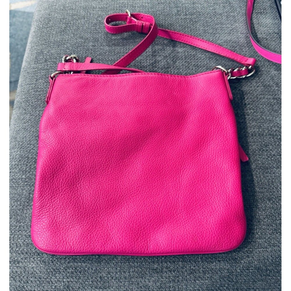 Kate Spade New York Cobble Hill Leather Crossbody Bag Purse Magenta Fushia - Picture 2 of 12